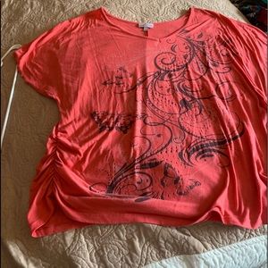 Short sleeve  v neck top